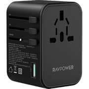 Ravpower 65W PD 3-Port Travel Wall Charger Black