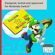 Sandisk MicroSDXC UHS I Card 256GB Yellow SDSQXAO256GGN6ZG