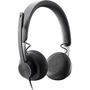 Logitech 981-000870 Wired USB Over Ear Headset Graphite