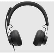 Logitech 981-000870 Wired USB Over Ear Headset Graphite