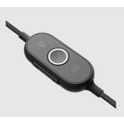 Logitech 981-000870 Wired USB Over Ear Headset Graphite