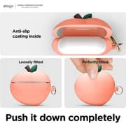 Elago Peach Hang Case Peach Airpods Pro