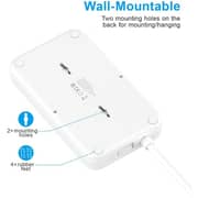 Blupebble BP-PSTRIP6-WH 6 Plug Surge Protection Power Strip 3250W