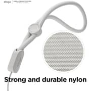 Elago Universal Nylon Strap Ivory AirPods Pro 2 2nd Gen