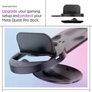 Spigen DR100 Stand Cover Quest VR Charging Dock Pad Black