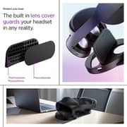 Spigen DR100 Stand Cover Quest VR Charging Dock Pad Black
