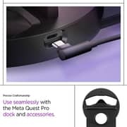 Spigen DR100 Stand Cover Quest VR Charging Dock Pad Black