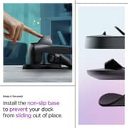 Spigen DR100 Stand Cover Quest VR Charging Dock Pad Black