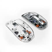 Max & Max Wireless MXM-T-900 Crystal Transparent  Mouse Grey