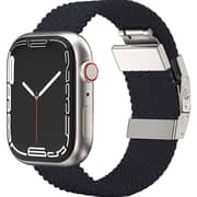 Amazing Thing Titan Weave Apple Watch Band 45mm Black