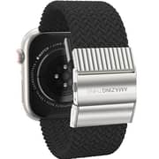 Amazing Thing Titan Weave Apple Watch Band 45mm Black
