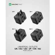Amazing Thing PD35W 2A + 3C Travel Adaptor Black
