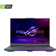 Asus ROG STRIX G16 Laptop - 13th Gen / Core i7-13650HX / 16inch WQXGA / TB SSD / 16GB RAM/ 6GB NVIDIA GeForce RTX 4050 / Win 11 Home / English & Arabic Keyboard / Grey / Middle East Version - G614JU-N4098W