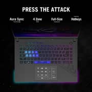 Asus ROG STRIX G16 Laptop - 13th Gen / Core i7-13650HX / 16inch WQXGA / TB SSD / 16GB RAM/ 6GB NVIDIA GeForce RTX 4050 / Win 11 Home / English & Arabic Keyboard / Grey / Middle East Version - G614JU-N4098W