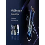 Recci Dual Output Fast Car Charger 75 Watts Transparent Blue