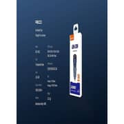 Recci Dual Output Fast Car Charger 75 Watts Transparent Blue