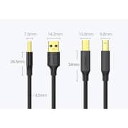 Ugreen USB 2.0 Printer Cable 1.5m Black