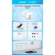 Anker 323 Charger With Cable White - B2331K21