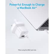 Anker 323 Charger With Cable White - B2331K21