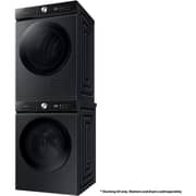 Samsung Bespoke Laundry Stacking Kit Black Caviar