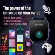 Titan 38086PP04 Fastrack Reflex Power Smartwatch Black