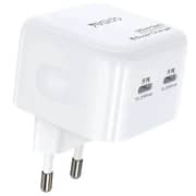 Yesido Dual PD Super Gan Charger White