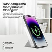 Promate 3-in-1 Wireless Powerbank 10000mAh White POWERMAG-TRIO.WHITE