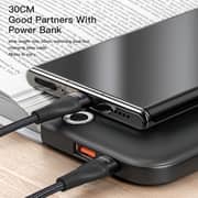 Yesido Type-C To Type-C Data Sync Charging Cable 30cm Black