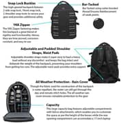 Mobius Eye Q Pro SLR/DSLR Backpack Black Camera