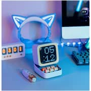 Divoom Portable Bluetooth Speaker With Karaoke Microphone Blue