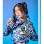 Divoom Portable Bluetooth Speaker With Karaoke Microphone Blue