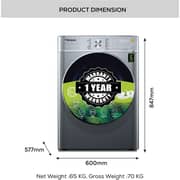 Bompani Front Load 9kg Washer / 6kg Dryer Fully Automatic Silver - BI1070SSN