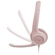 Logitech 981-001281 H390 Wired On Ear Headset Rose