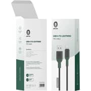 Green Lion USB-A To Lightning Data Sync Charging Cable 3m Black
