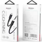 Yesido Type-C To Lightning Data Sync Charging Cable 1.2m Black