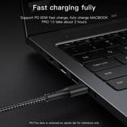 Yesido Type-C To Type-C Data Sync Charging Data Cable 1.2m Black