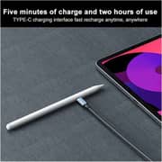 Yesido Anti-Mistouch Magnetic Stylus Pen White iPad