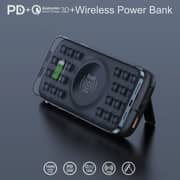 Budi Wireless Charger + Pocket Powerbank 10000mAh Black PB099B