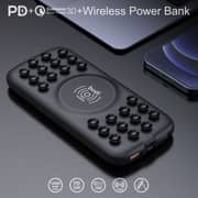 Budi Wireless Charger + Pocket Powerbank 10000mAh Black PB099B