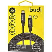 Budi Type-C Data Sync Charging Cable 3m Black