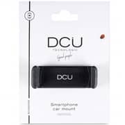 DCU Clip car mount for smartphones, with strong hold and vent mounted easily adjustable and firm grip, Black