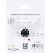 DCU Clip car mount for smartphones, with strong hold and vent mounted easily adjustable and firm grip, Black