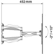 DCU Full Motion TV Wall Mount 32-70inch Black