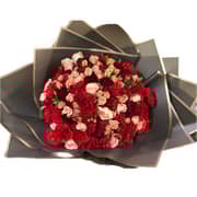 3 Roses & Chocolate Large Flower Bouquet