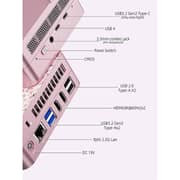 Minisforum UM-773-HS Mini Desktop PC - AMD Ryzen 7-7735HS / 512GB SSD / 16GB RAM / Shared AMD Radeon 680M Graphics / Windows 11 Pro / Pink