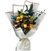 3 Roses & Chocolate Small Flower Bouquet