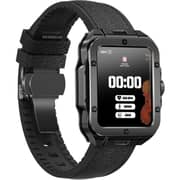 Swiss Military ALPS 2 Smartwatch Black With Black Leather Strap