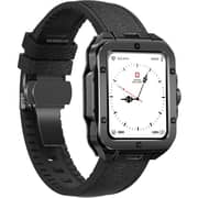 Swiss Military ALPS 2 Smartwatch Black With Black Leather Strap