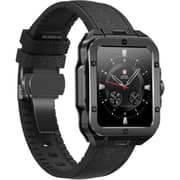 Swiss Military ALPS 2 Smartwatch Black With Black Leather Strap