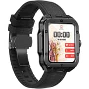 Swiss Military ALPS 2 Smartwatch Black With Black Leather Strap